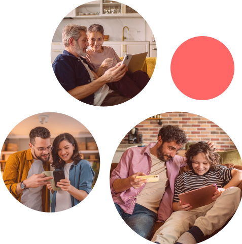 People experiencing the benefits of using iPrimus services.
